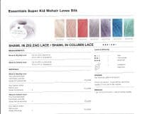 Rico Ladies Shawl Knitting Pattern in Lazy Hazy Summer Cotton DK (1351)