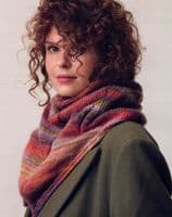 Rico Ladies Shawls Knitting Pattern in Melange Garzato Aran Wonderball (1136)