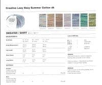 Rico Ladies Sweater / Shirt Knitting Pattern in Lazy Hazy Summer Cotton DK (1358)