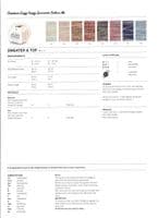 Rico Ladies Sweater / Top Knitting Pattern in Lazy Hazy Summer Cotton DK (999)