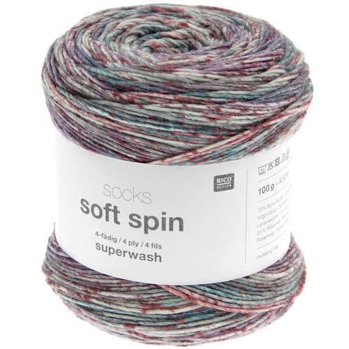 Rico Socks Soft Spin 4ply Yarn - 100g