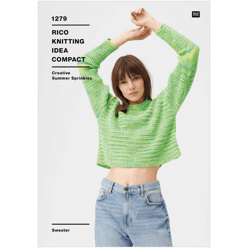 Rico Sweater Knitting Pattern in Creative Summer Sprinkles (1279)