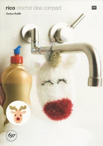 Rico Unicorn & Reindeer Scrubby Crochet Pattern in Bubble DK (697)