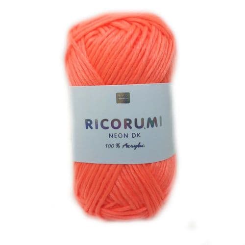 Ricorumi Amigurumi Crochet Acrylic Neon - 25g - 3 Shades