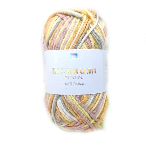 Ricorumi Amigurumi Crochet Cotton Prints - 25g - 5 Shades