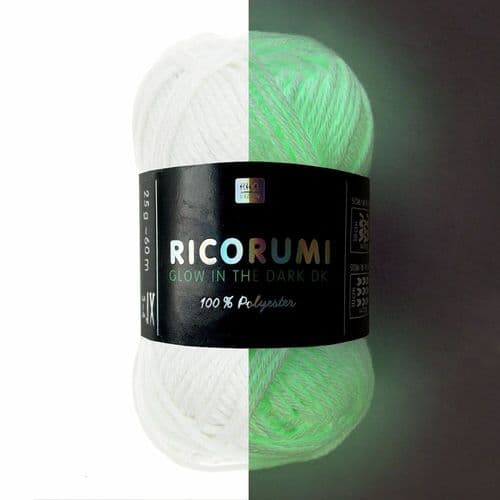 Ricorumi Amigurumi Crochet Glow In The Dark DK - 25g