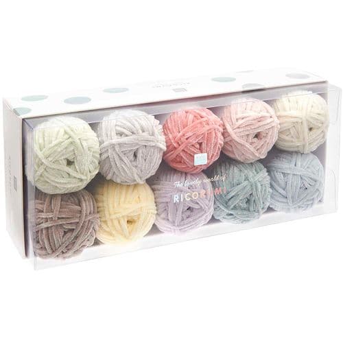 Ricorumi Amigurumi Nilli Nilli 10 Piece Box Set - Pastel (016)