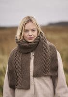 Rowan Ladies Highoak + Isle Scarf and Hat Knitting Booklet in Chunky Wool (MIP21)