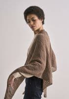 Rowan Ladies Pier + Metton  Shawl & Hat Knitting Booklet in Alpaca Haze (MIP9)
