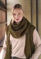 Rowan Ladies Southwood + Salle Scarf and Coat Knitting Booklet in Chunky Wool (MIP19)