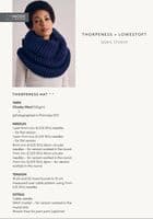 Rowan Ladies Thorpeness + Lowestoft Scarf and Hat Knitting Booklet in Chunky Wool (MIP24)
