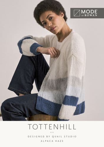 Rowan Ladies Tottenhill Cardigan Knitting Booklet in Alpaca Haze (MIP13)