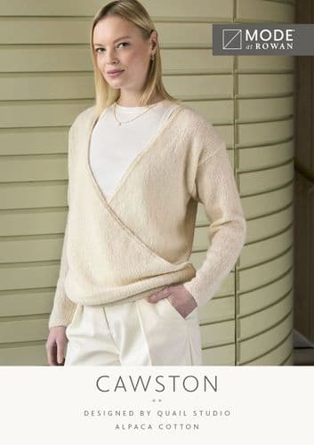 Rowan Mode Cawston Cardigan Knitting Booklet in Alpaca Cotton (MIP4)