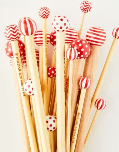 Sirdar Beechwood Knitting Needles - Length 35cm - Sizes 12.00mm - 15.00mm