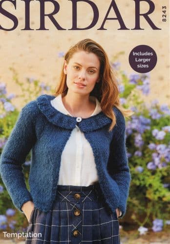 Sirdar Cardigan Knitting Pattern in Temptation (8243)