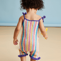 Sirdar Deck Chair Playsuit Crochet Pattern in Snuggly DK (5503)