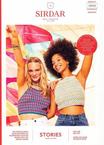 Sirdar Festival Vest Crochet Pattern in Stories DK (10532)