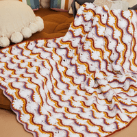Sirdar Flower Power Blanket Crochet Pattern in Snuggly 4Ply (5516)