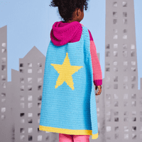 Sirdar Hero Hoodie and Cape Crochet Pattern in Snuggly Replay DK (2616)