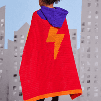 Sirdar Hero Hoodie and Cape Crochet Pattern in Snuggly Replay DK (2616)