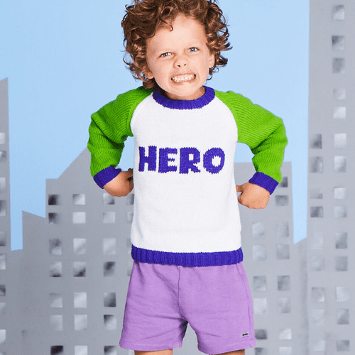 Sirdar Hero Inside Sweater Knitting Pattern in Snuggly Replay DK - 2612 PDF DOWNLOAD