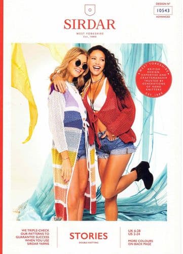 Sirdar Jacket Knitting Pattern in Stories DK (10543)