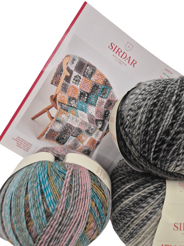 Sirdar Jewelspun Aran Blanket Kit