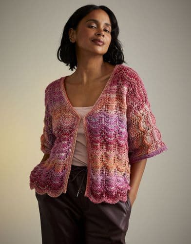 Sirdar Ladies Cardigan Knitting Pattern in Jewelspun Aran - 10715 PDF DOWNLOAD
