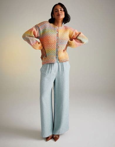 Sirdar Ladies Cardigan Knitting Pattern in Jewelspun Aran - 10716 PDF DOWNLOAD