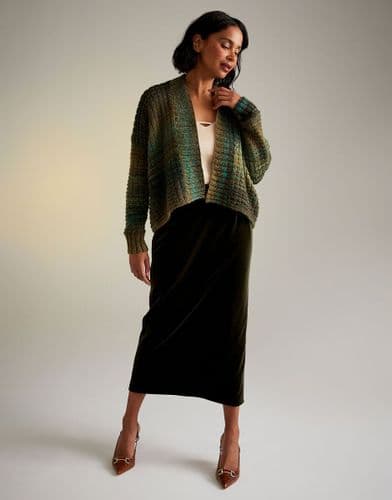 Sirdar Ladies Cardigan Knitting Pattern in Jewelspun Aran - 10720