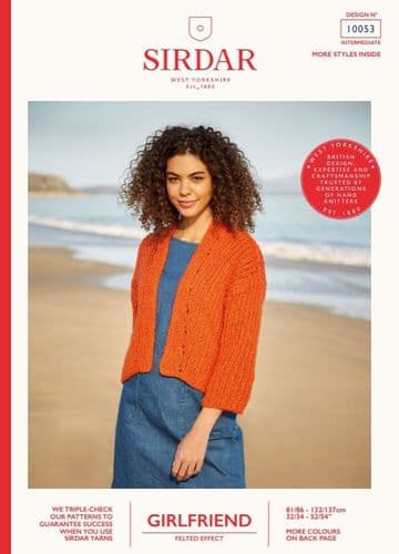 Sirdar Ladies Kimonos Knitting Pattern in Girlfriend Chunky (10053)