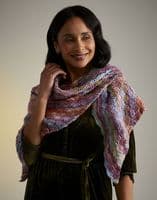 Sirdar Ladies Shawl Crochet Pattern in Jewelspun Aran - 10722