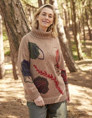 Sirdar Ladies Sweater Knitting Pattern in Haworth Tweed DK - 10694 PDF DOWNLOAD
