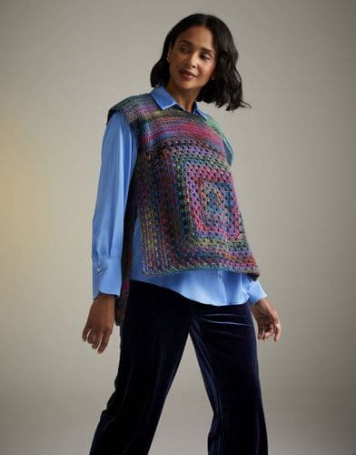 Sirdar Ladies Tabard Crochet Pattern in Jewelspun Aran - 10728 PDF DOWNLOAD