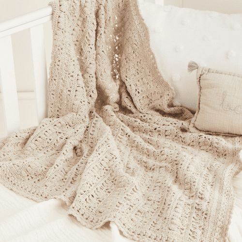 Sirdar Little Buds Crochet Blanket Pattern in Snuggly 3Ply (5527)