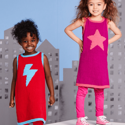 Sirdar Speed of Light Tunic Knitting Pattern in Snuggly Replay DK (2613)