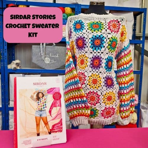 Sirdar Stories DK - Crochet Sweater Kit (10527KIT)