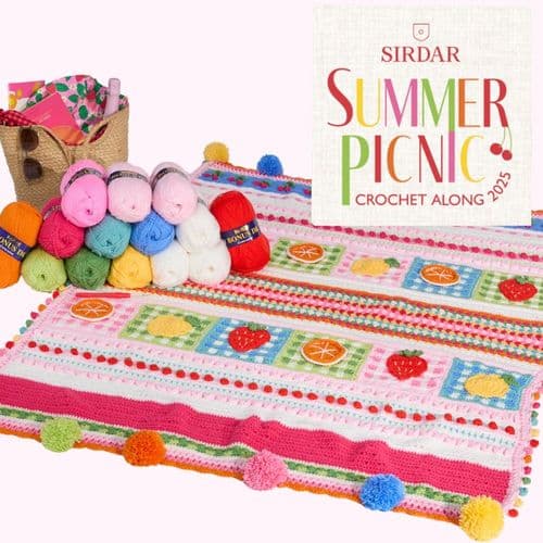 Sirdar Summer Picnic 2025 Crochet Along CAL Kit
