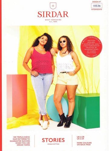 Sirdar Sundowner Vest Knitting Pattern in Stories DK - 10536 PDF DOWNLOAD