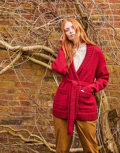 Sirdar Wrap Cardigan Knitting Pattern in Country Classic (10161)