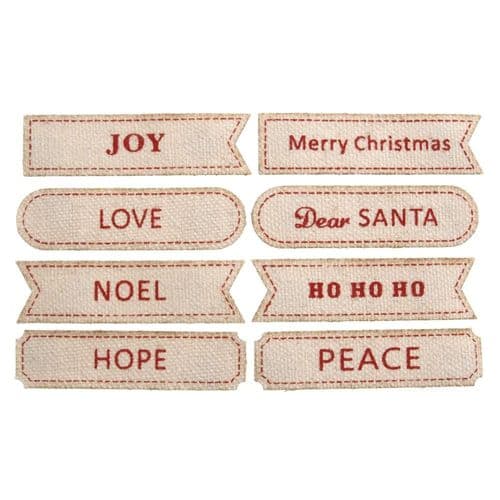 Trimits Canvas Christmas Label Tags (Pack of 8)