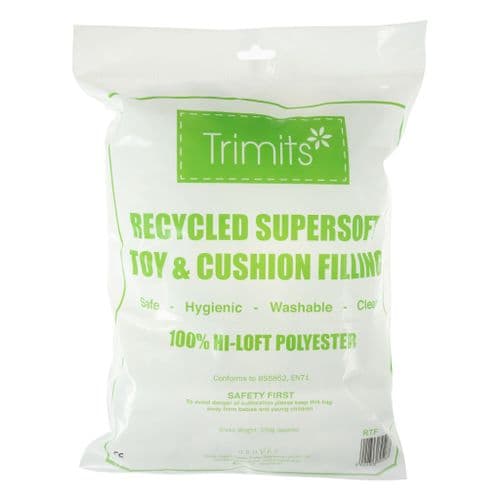 Trimits Recycled Supersoft Toy and Cushion Filling / Stuffing - 250g Bag