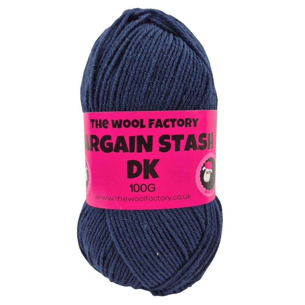 TWF Bargain Stash DK - 100g - Navy (5055) CLEARANCE