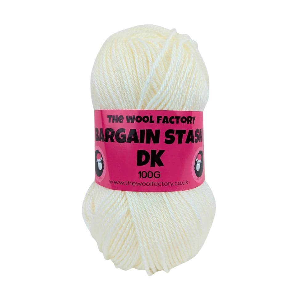 TWF Bargain Stash DK - 100g - Off White  (5069) CLEARANCE
