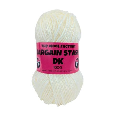 TWF Bargain Stash DK - 100g - Off White  (5069) CLEARANCE