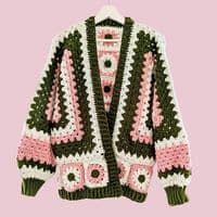 TWF Blossom and Bramble Hexi Cardigan Crochet Pattern (TWF409)