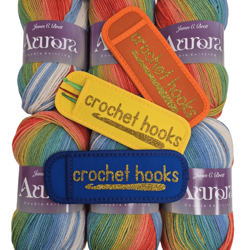 TWF Crochet Hook Pouch Golden