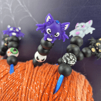 TWF Halloween Topped Aluminium Crochet Hooks 4mm