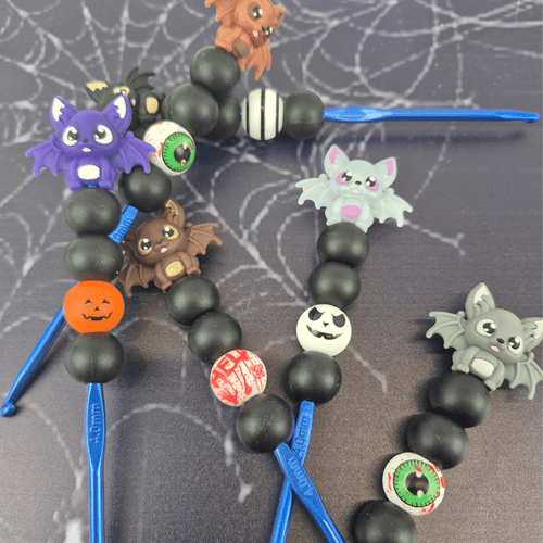 TWF Halloween Topped Aluminium Crochet Hooks 4mm
