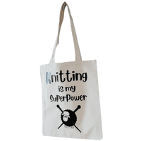 TWF Knitting is my Super Power Bag